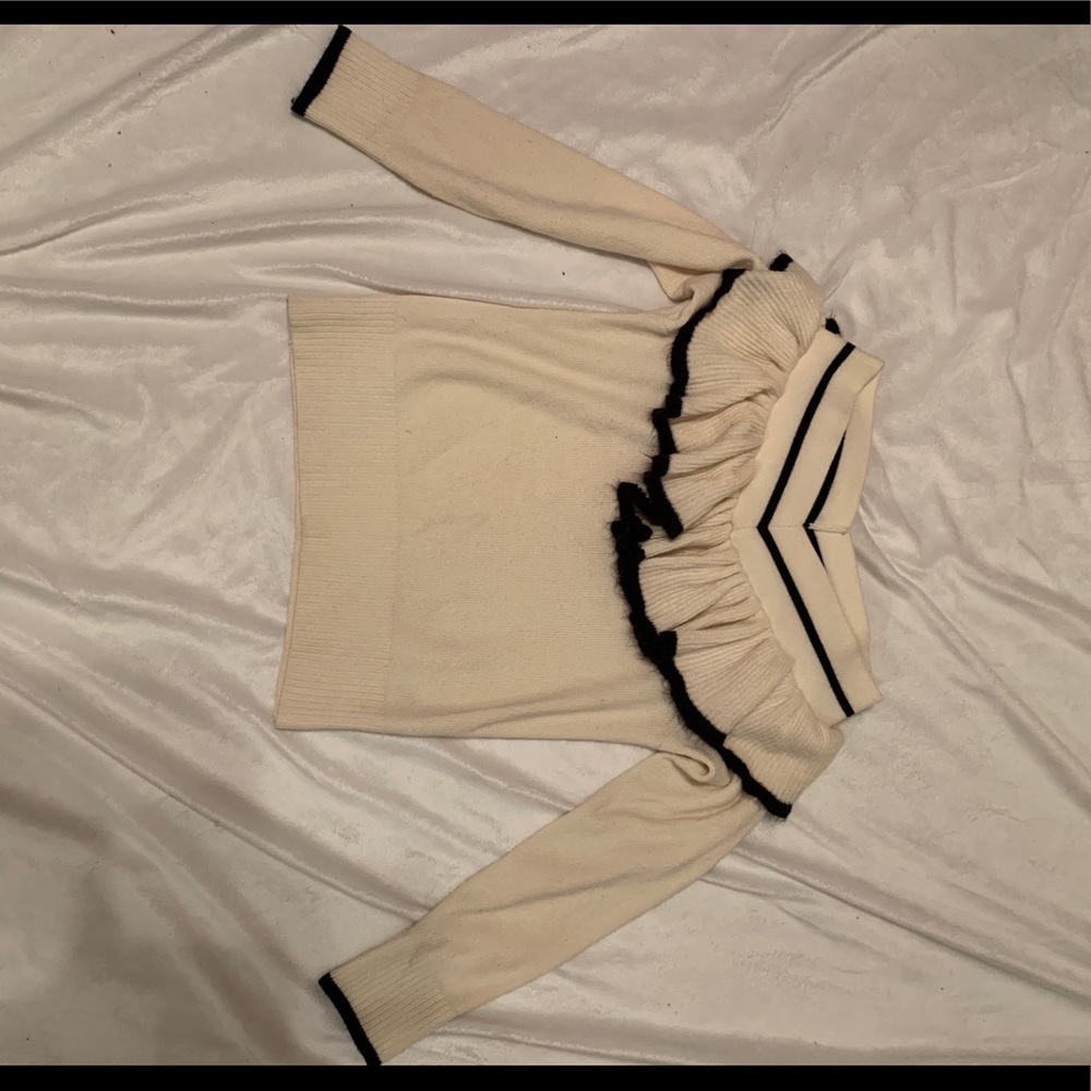 Cream cropped sweater